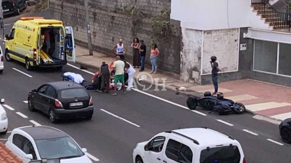 Una Mujer Herida Tras Chocar Su Moto Contra Un Turismo En Bajamar