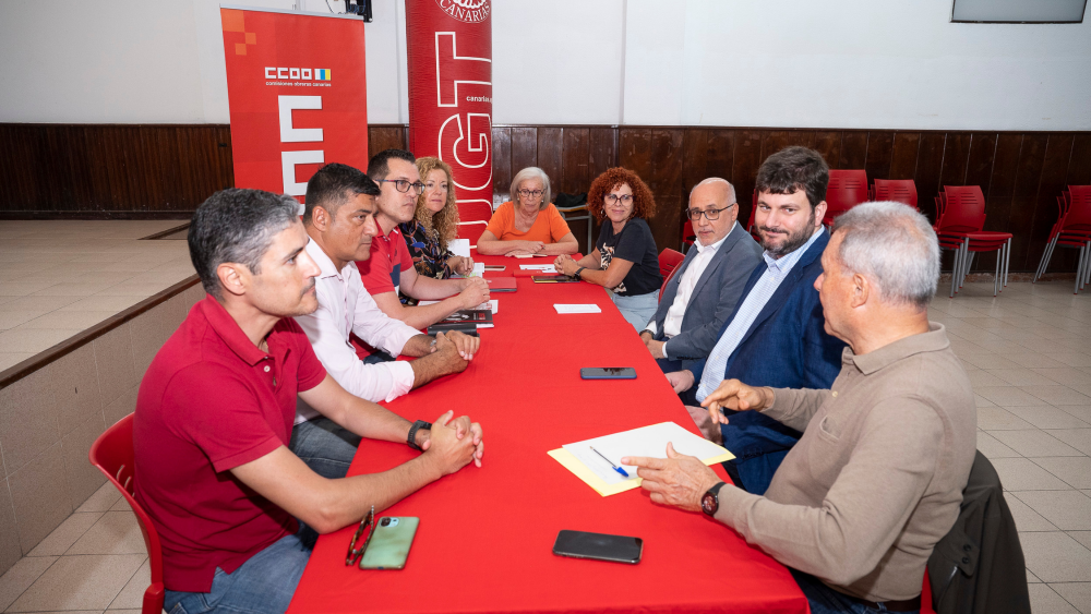 Morales Expone A Ugt Y Ccoo Sus Planes Para Fomentar El Empleo En