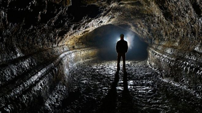 Cueva del Viento, tubo volcánico más grande de Europa. / ARCHIVO