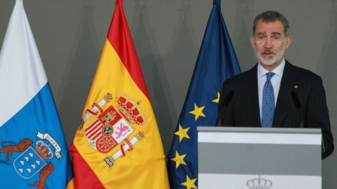 El rey Felipe VI en una visita a Tenerife. / Álvaro Oliver AH