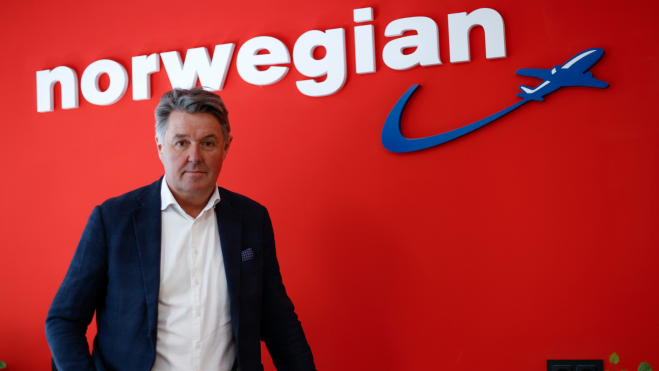 Geir Karlsen, consejero delegado de Norwegian Airlines. / EFE