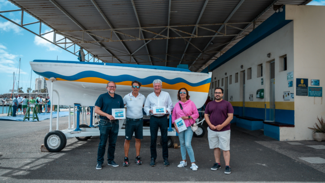 Pedro Quevedo con la Federación Vela Latina Canaria / NUEVA CANARIAS