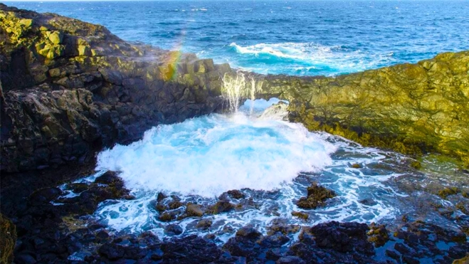 Imagen de una cala del Charco del Palo, en Lanzarote / BARCELÓ