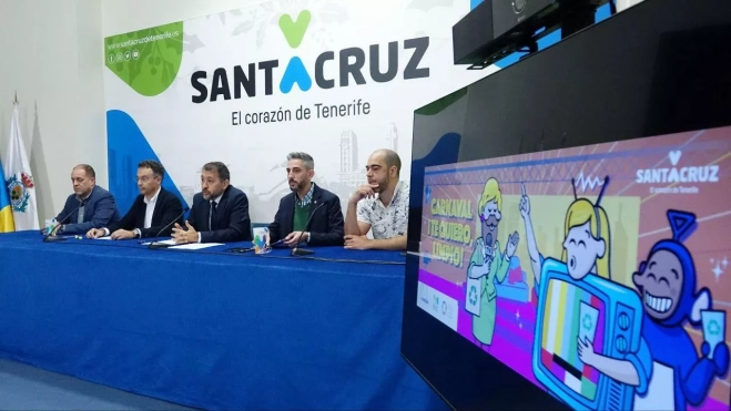 Rueda de prensa de presentación de la campaña 'Carnaval, Te quiero Limpia 2024' / CEDIDA