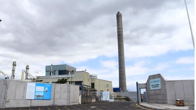 Central energética de Granadilla, una de las principales instalaciones de producción industrial en Tenerife. / AINOHA CRUZ-AH