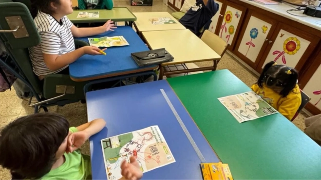Alumnado de un aula enclave de un centro de Canarias / CONSEJERÍA DE EDUCACIÓN Alumnado de un aula enclave de un centro de Canarias / CONSEJERÍA DE EDUCACIÓN