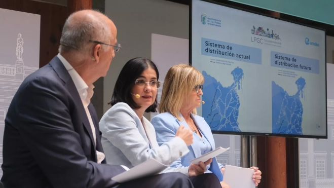 La alcaldesa, Carolina Darias, durante la presentación del Plan / AYUNTAMIENTO DE LAS PALMAS DE GRAN CANARIA