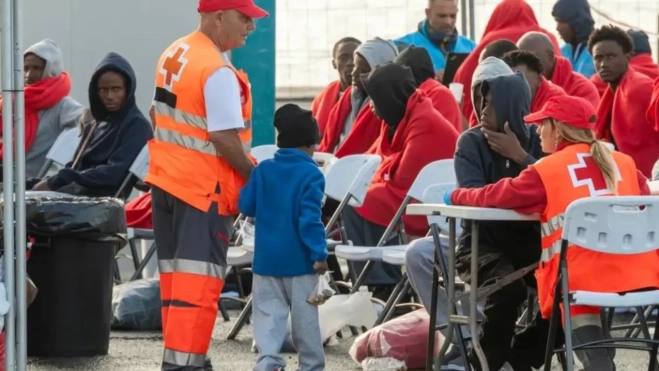 Menores migrantes llegados a Canarias. / EFE