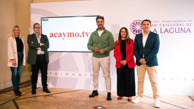 Presentación de Acaymo Televisión en el Ayuntamiento de La Laguna / CEDIDA