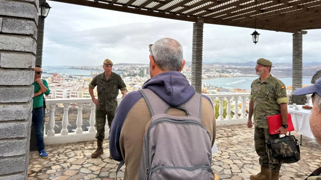 La llegada a la base militar / ATLÁNTICO HOY - MARCOS MORENO