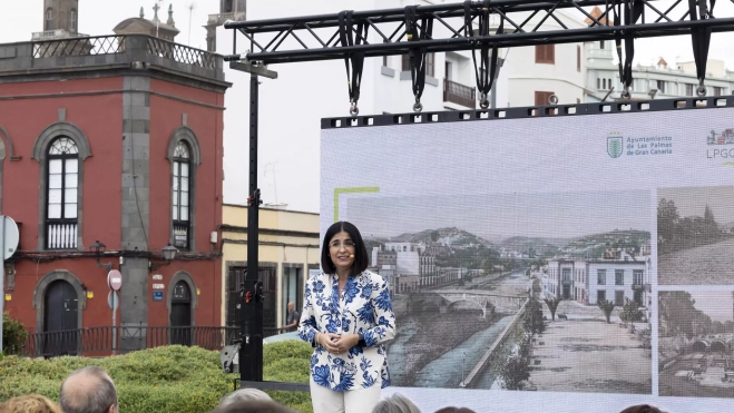 Carolina Darias, alcaldesa de Las Palmas de Gran Canaria. / QUIQUE CURBELO-EFE