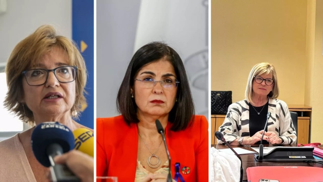 Encarna Galvan, Carolina Darias e Inmaculada Medina / MONTAJE AH