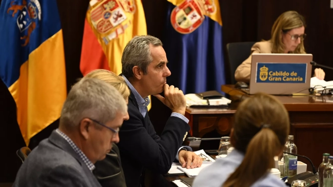 Miguel Jorge Blanco, portavoz del Partido Popular en el Cabildo de Gran Canaria. / AH