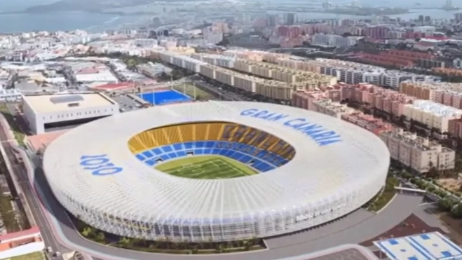 Proyecto de ampliación del Estadio de Gran Canaria para el Mundial 2030. / AH