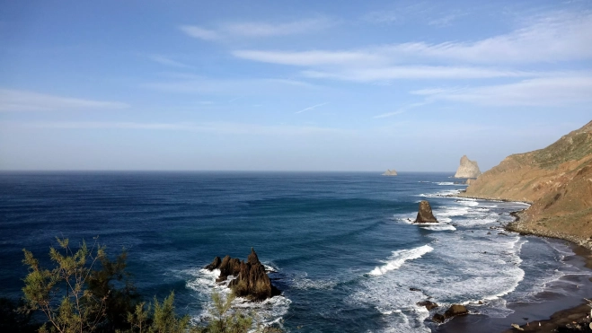 Playa de Benijo, la segunda mejor de Canarias según National Geographic, por detrás de Nogales./ CEDIDA