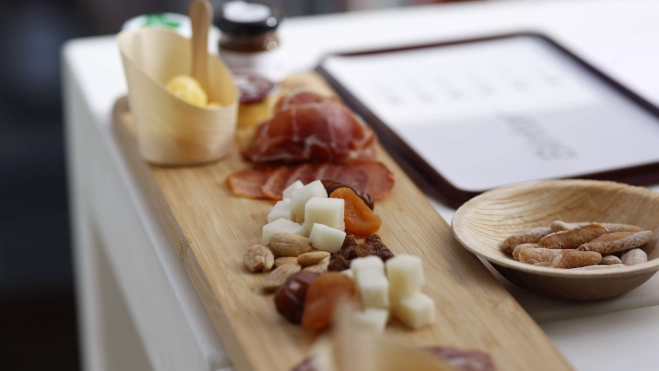  Tabla con productos que forman parte del nuevo gourmet de Binter. / AH