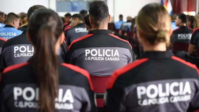 Agentes de la Policía Autonómica. / GOBIERNO DE CANARIAS