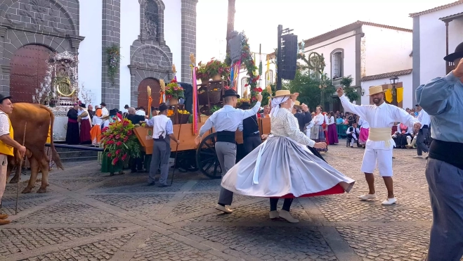 Celebración de la romería de las Fiestas de la Virgen del Pino en Teror / CEDIDA