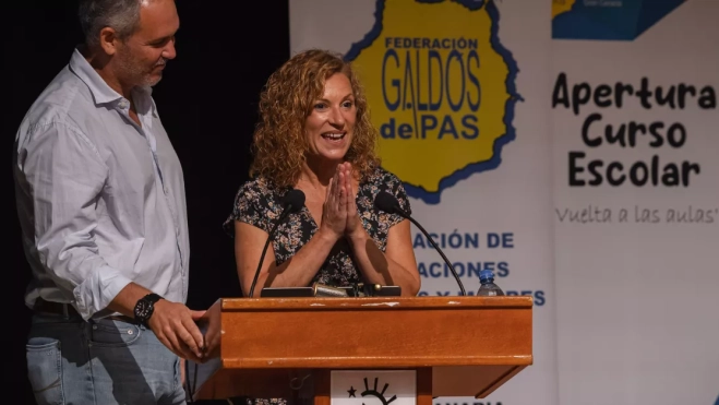 Marian Álvarez, presidenta de FAPA Galdós / FAPA GALDÓS