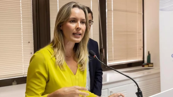 María Fernández, directora general de Transportes del Gobierno de Canarias / EFE