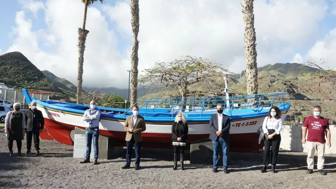 Entrega del barco Corbneta tras su restauración / ARCHIVO