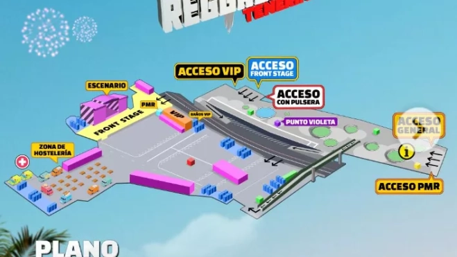 Mapa de acceso. / I LOVE REGGAETON