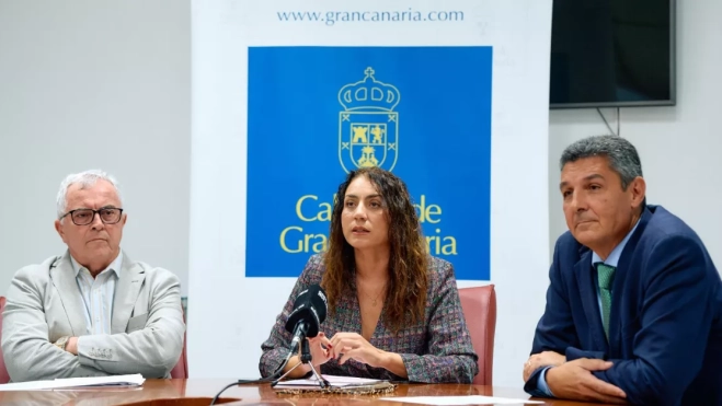 Carlos Culebras, Vidina Cabrera yJulio Rodríguez. / COALICIÓN CANARIA