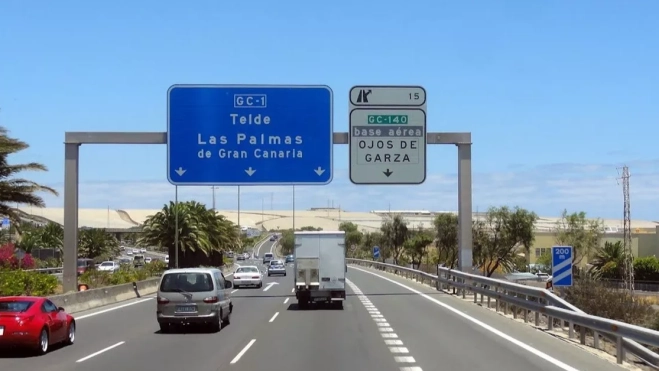 Autopista GC-1 a su paso por Telde (Gran Canaria)./ CEDIDA Autopista GC-1 a su paso por Telde (Gran Canaria)./ CEDIDA