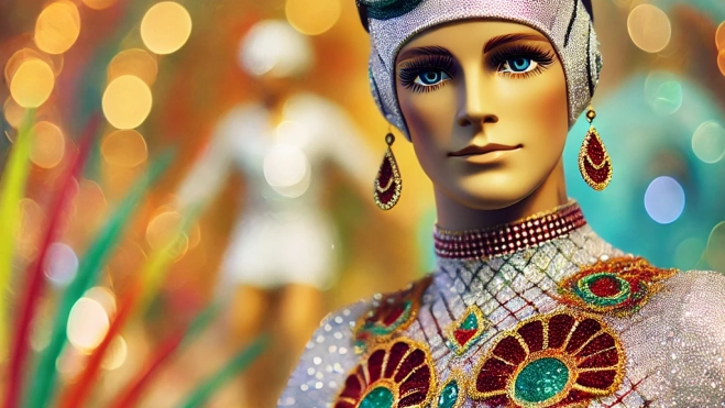 Disfraz de nadadora olímpica / DALL.E Disfraz de nadadora olímpica / DALL.E