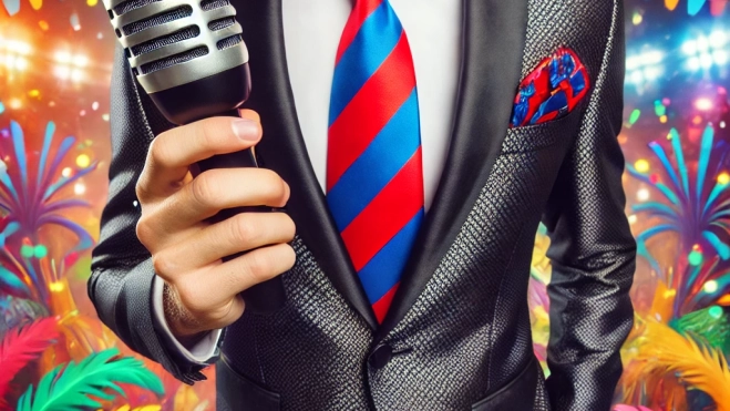 Disfraz de presentador deportivo / DALL.E Disfraz de presentador deportivo / DALL.E