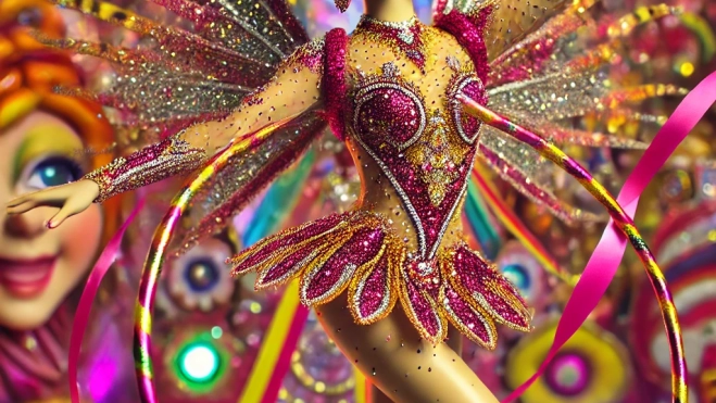 Disfraz gimnasta rítmica / DALL.E Disfraz gimnasta rítmica / DALL.E