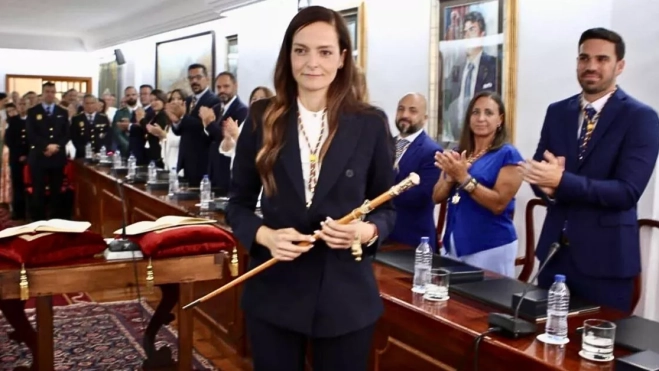 La alcaldesa de Arona, Fátima Lemes. / AH La alcaldesa de Arona, Fátima Lemes. / AH