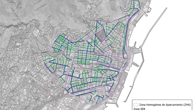 Fase uno de aparcamientos de zona azul y zona verde / AYUNTAMIENTO DE SANTA CRUZ DE TENERIFE Fase uno de aparcamientos de zona azul y zona verde / AYUNTAMIENTO DE SANTA CRUZ DE TENERIFE