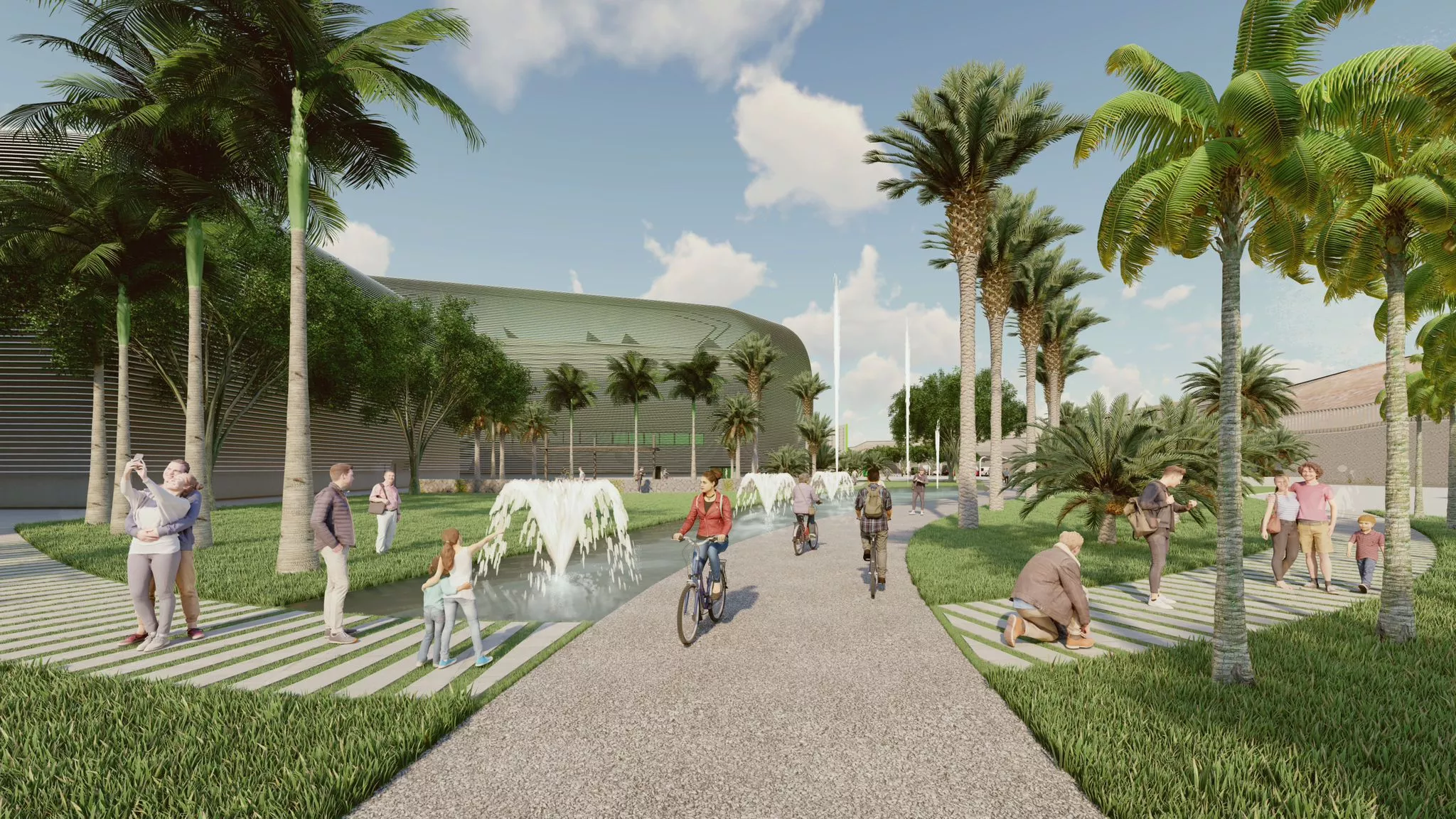 Simulación del proyecto de Dreamland Studios en Telde./ NEWPORT Simulación del proyecto de Dreamland Studios en Telde./ NEWPORT