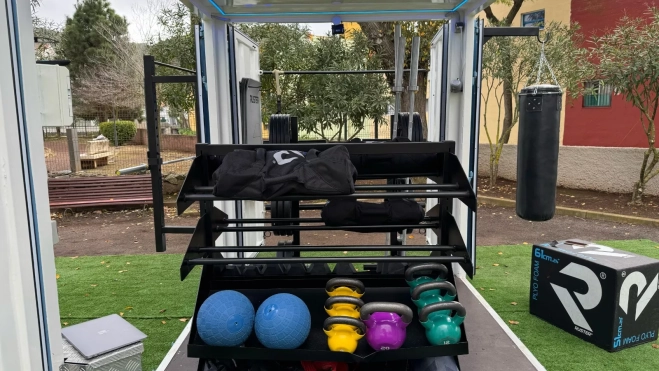 Interior del CUBOFIT de Camino Las Peras. /Ayuntamiento de La Laguna Interior del CUBOFIT de Camino Las Peras. /Ayuntamiento de La Laguna