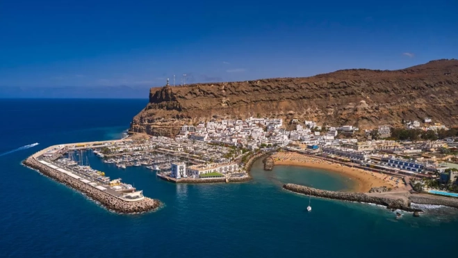 Imagen panorámica del puerto de Mogán / TURISMO ISLAS CANARIAS Imagen panorámica del puerto de Mogán / TURISMO ISLAS CANARIAS