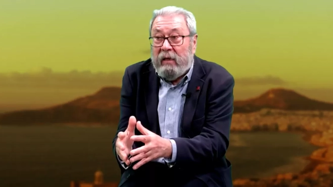 Cándido Méndez durante la entrevista con Atlántico Hoy / AH Cándido Méndez durante la entrevista con Atlántico Hoy / AH