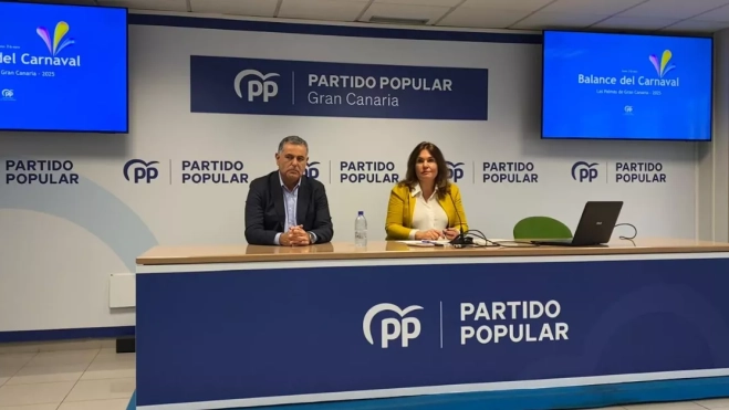 Rueda de prensa del PP sobre el balance del Carnaval 2025 de Las Palmas de Gran Canaria / ATLÁNTICO HOY Rueda de prensa del PP sobre el balance del Carnaval 2025 de Las Palmas de Gran Canaria / ATLÁNTICO HOY