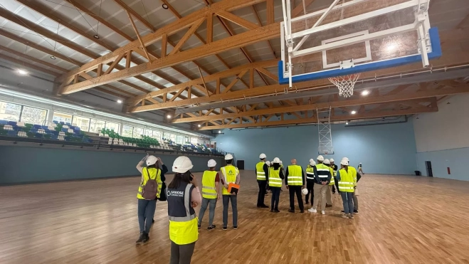 Imagen del polideportivo de GO fit. / ATLÁNTICO HOY Imagen del polideportivo de GO fit. / ATLÁNTICO HOY