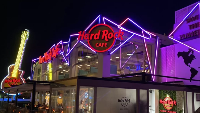 Imagen del Hard Rock Café de Maspalomas / HARD ROCK CAFÉ Imagen del Hard Rock Café de Maspalomas / HARD ROCK CAFÉ