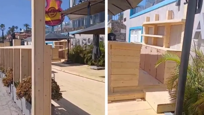 Imagen de las obras presuntamente ilegales adjuntadas a la denuncia Imagen de las obras presuntamente ilegales adjuntadas a la denuncia