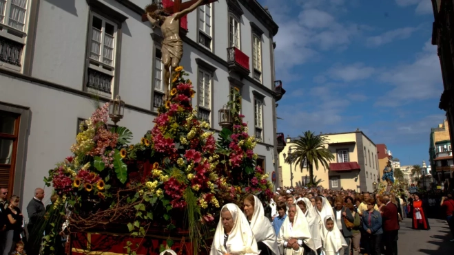 Imagen de una procesión de Semana Santa en Las Palmas de Gran Canaria / PROMOCIÓN LAS PALMAS Imagen de una procesión de Semana Santa en Las Palmas de Gran Canaria / PROMOCIÓN LAS PALMAS