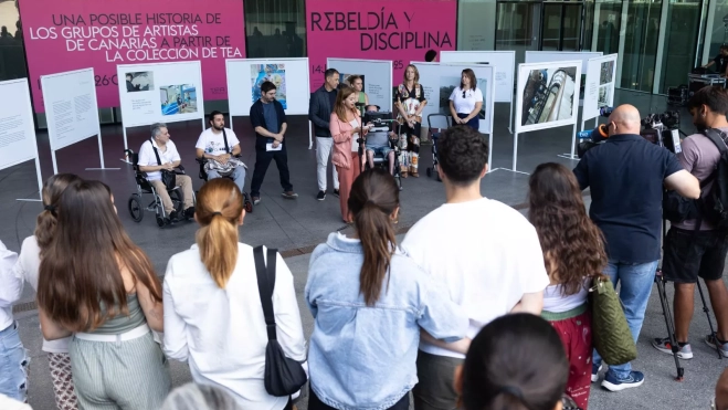 Acto de presentación de la exposición ELA / MIGUEL BARRETO Acto de presentación de la exposición ELA / MIGUEL BARRETO